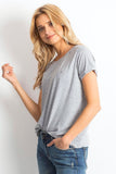 Comfortable Short-Sleeved Round Neck Cotton T-Shirt
