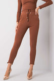 Tapered Sweatpants with Waist Tie and Side Pockets