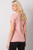 Women's V-Neck Short-Sleeve T-Shirt with Front Print