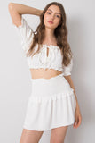 Summer Short Skirt with Wide Elastic Waistband