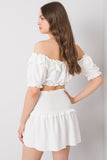 Summer Short Skirt with Wide Elastic Waistband