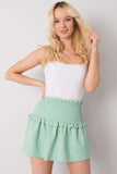 Summer Short Skirt with Wide Elastic Waistband