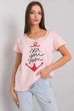 Stylish Short Sleeve T-Shirt with Decorative Print