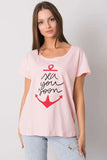 Stylish Short Sleeve T-Shirt with Decorative Print