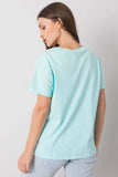 Decorative Print Short Sleeve Ladies' T-Shirt