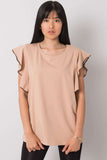 Frill Sleeve Round Neck Blouse for Every Occasion