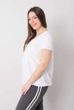 Plus Size Short Sleeve Round Neck T-Shirt for Everyday Wear