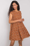Chic Loose-Fitting Dress with Deep Back Neckline