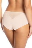 Classic Cut Women's Panties with Embroidered Mesh Insert