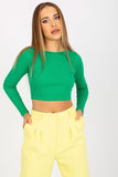 Stylish Long Sleeve Blouse with Back Cutout & Tie