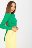 Stylish Long Sleeve Blouse with Back Cutout & Tie