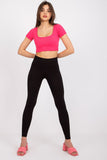 Wide Elastic Waist Sports Leggings for Versatile Styling