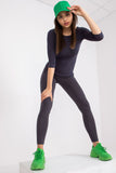 Wide Elastic Waistband Sports Leggings for Versatile Style