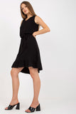 Flared Summer Dress with Ruffle Hem and Sweetheart Neckline