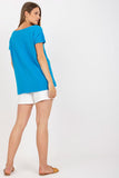 Summer Blouse and Shorts Set with Embroidery Details