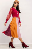 Elegant Blouse with Sheer Long Sleeves for Any Occasion