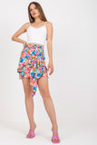 Pencil Cut Mini Skirt with Decorative Front Binding