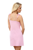 Elegant Lace Chemise for Summer Nights - Soft Viscose Comfort