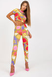 Summer T-Shirt and Leggings Set with High-Waist Design