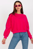 Sequined Long Sleeve Women's Blouse with Round Neckline