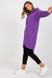 Extended Cut Zippered Hoodie with Side Pockets