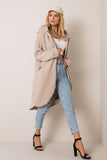 Extended Cut Zippered Hoodie with Side Pockets