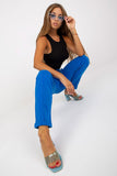 High-Waisted Sweatpants with Pockets and Elastic Waist
