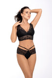 Adjustable Lace Panties with Cotton Lining - Cheeky Cut