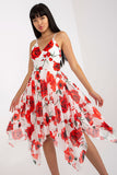 Adjustable Strap Summer Dress with Padded Cups