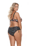 Floral-Print Bikini Bra for Curvy Women with Underwire Support