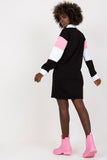 Simple Heart Neckline Long Sleeve Dress for Everyday Wear