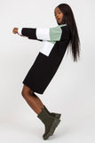 Heart Neckline Long Sleeve Everyday Dress