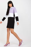 Simple Long Sleeve Dress with Heart Neckline