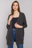 Classic Long-Sleeve Cardigan with Side Slip Pockets
