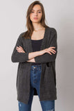 Classic Long-Sleeve Cardigan with Side Slip Pockets