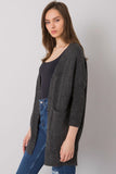 Classic Long-Sleeve Cardigan with Side Slip Pockets