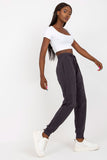 High-Waisted Sweatpants with Elastic Waistband and Pockets