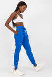 High-Waisted Sweatpants with Tie and Side Pockets
