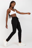 High-Waisted Sweatpants with Tie and Side Pockets