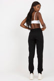 High-Waisted Sweatpants with Tie and Side Pockets