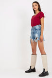 Heart Neckline Short Sleeve T-Shirt for Everyday Wear