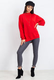 Cozy Long Sleeve Cotton Sweatshirt with Stand-Up Collar