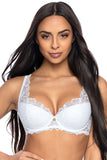 Lace Floral Full Cup Bra with Cotton Lining and Support