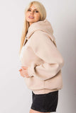 Stylish Hooded Sweatshirt with Front Inscription for Women