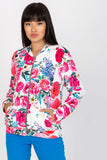 Zippered Long-Sleeved Sweatshirt with Side Pockets