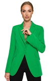 Feminine Classic Blazer with Flap Pockets