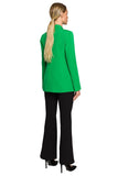 Feminine Classic Blazer with Flap Pockets