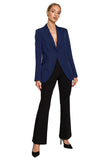 Feminine Cut Classic Blazer with Patch Pockets