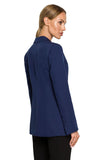 Feminine Cut Classic Blazer with Patch Pockets