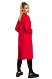 Cozy Oversized Zip-Up Sweatshirt with Pockets